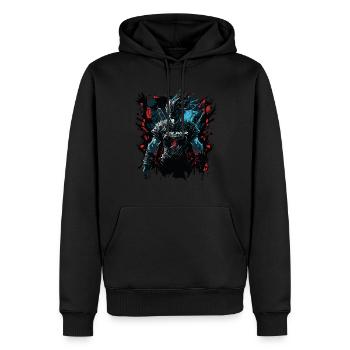 Gaming Soldier - Console de jeux vidéo PC Gamer - Sweat à capuche Premium bio Homme - noir - Devant - Nico (187cm)