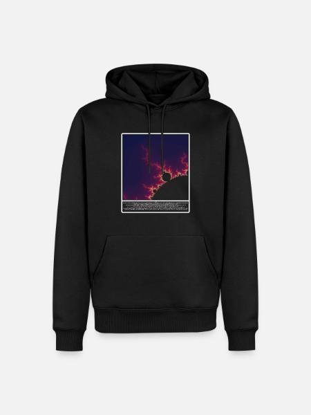 Nussbrot in 851Byte - Männer Premium Bio Hoodie - Schwarz