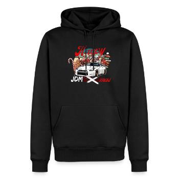 Jdm édition de Noël / Tuning Mechanic Costume - Sweat à capuche Premium bio Homme - noir - Devant - Nico (187cm)