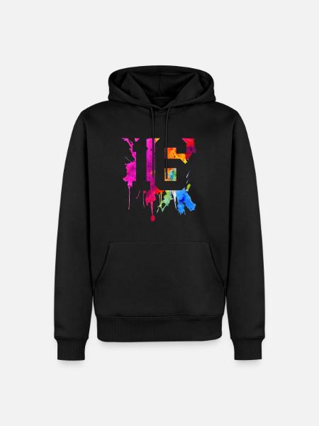 16 YEARS 16TH BIRTHDAY - Men’s Premium Organic Hoodie - black