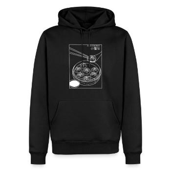 It’s Xiao Long Bao Time - Men’s Premium Organic Hoodie - black - Front - Nico (187cm)