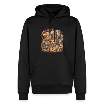 Könige Ägypten König Ägyptisch Pharao - Männer Premium Bio Hoodie - Schwarz - Vorne - Nico (187cm)
