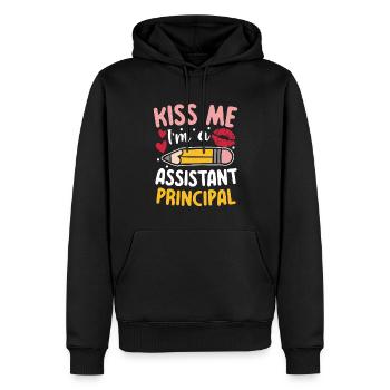 I'm An Assistant Principal - Männer Premium Bio Hoodie - Schwarz - Vorne - Nico (187cm)