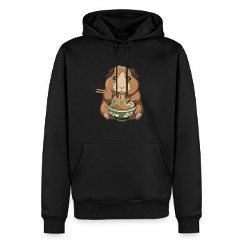 Délice Ramen Cochon d’Inde - Parfait pour - Sweat à capuche Premium bio Homme - noir - Devant - Nico (187cm)