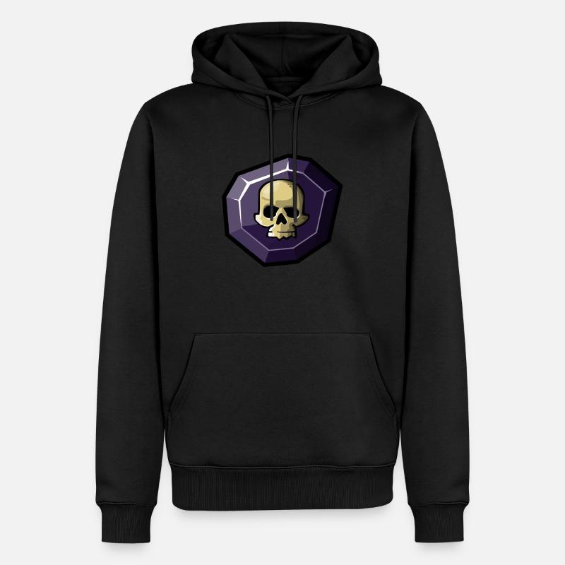 Élément: sombre - Sweat à capuche Premium bio Homme - noir