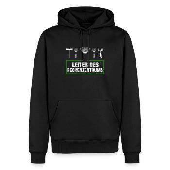 Leiter des Rechenzentrums Garten Boss Chef Gärtner - Männer Premium Bio Hoodie - Schwarz - Vorne - Nico (187cm)