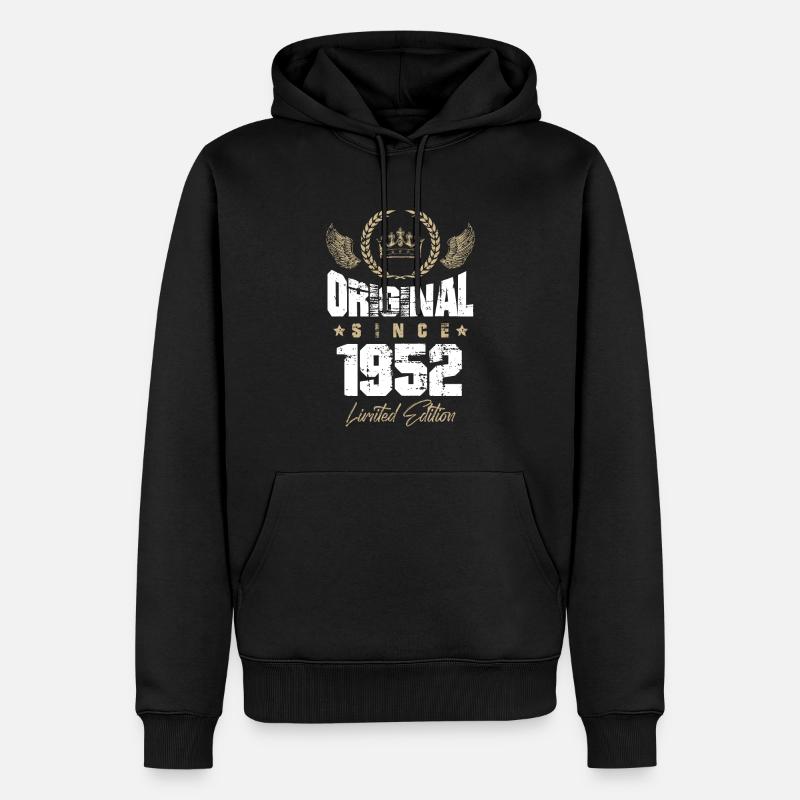 Édition limitée 1952 - Sweat à capuche Premium bio Homme - noir