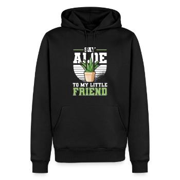 Blumen Aloe Vera Sukkulente Gärtner - Männer Premium Bio Hoodie - Schwarz - Vorne - Nico (187cm)