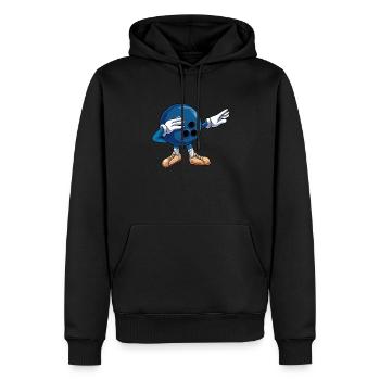 Dabbing Bowlingkugel Kugel - Männer Premium Bio Hoodie - Schwarz - Vorne - Nico (187cm)