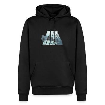 Slackline, Balance Sport - Sweat à capuche Premium bio Homme - noir - Devant - Nico (187cm)