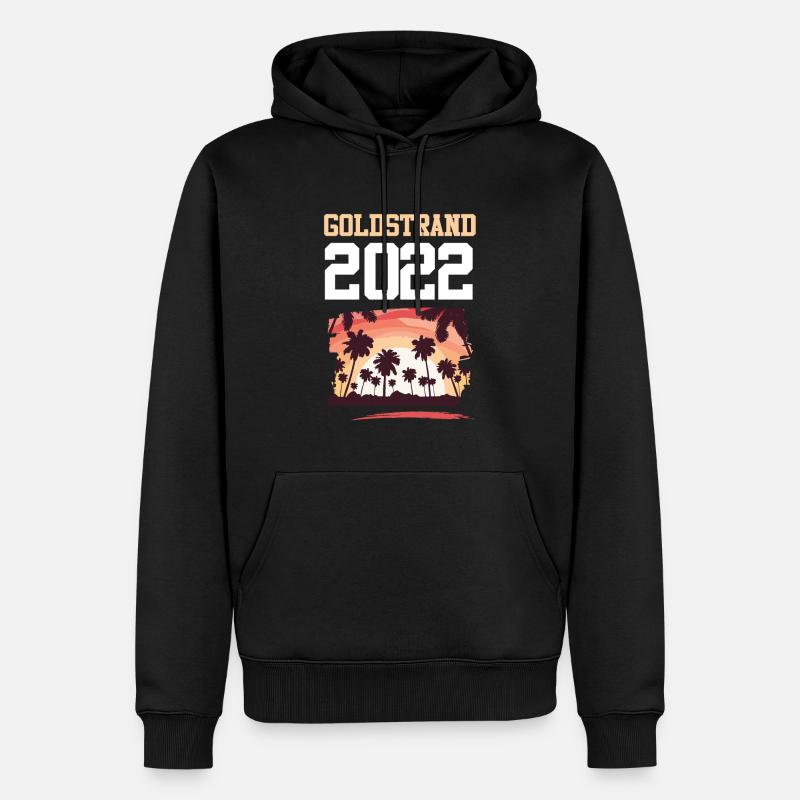 Sables d’Or 2022 - Sweat à capuche Premium bio Homme - noir