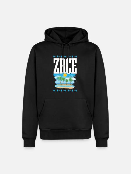 Zrce - Men’s Premium Organic Hoodie - black