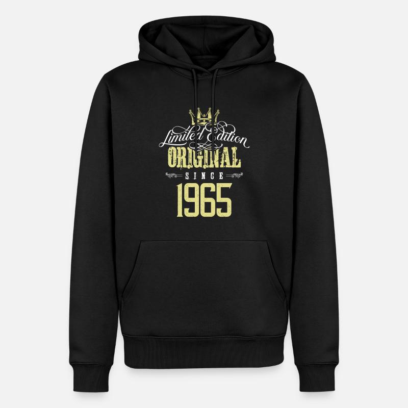 1965 limited edition - Männer Premium Bio Hoodie - Schwarz