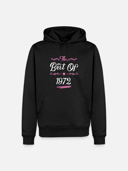 1972 best of - Men’s Premium Organic Hoodie - black
