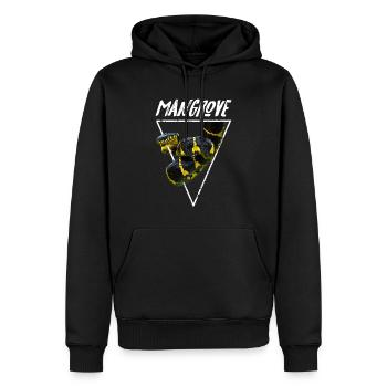 Serpent de mangrove Gardien de serpent venimeux - Sweat à capuche Premium bio Homme - noir - Devant - Nico (187cm)