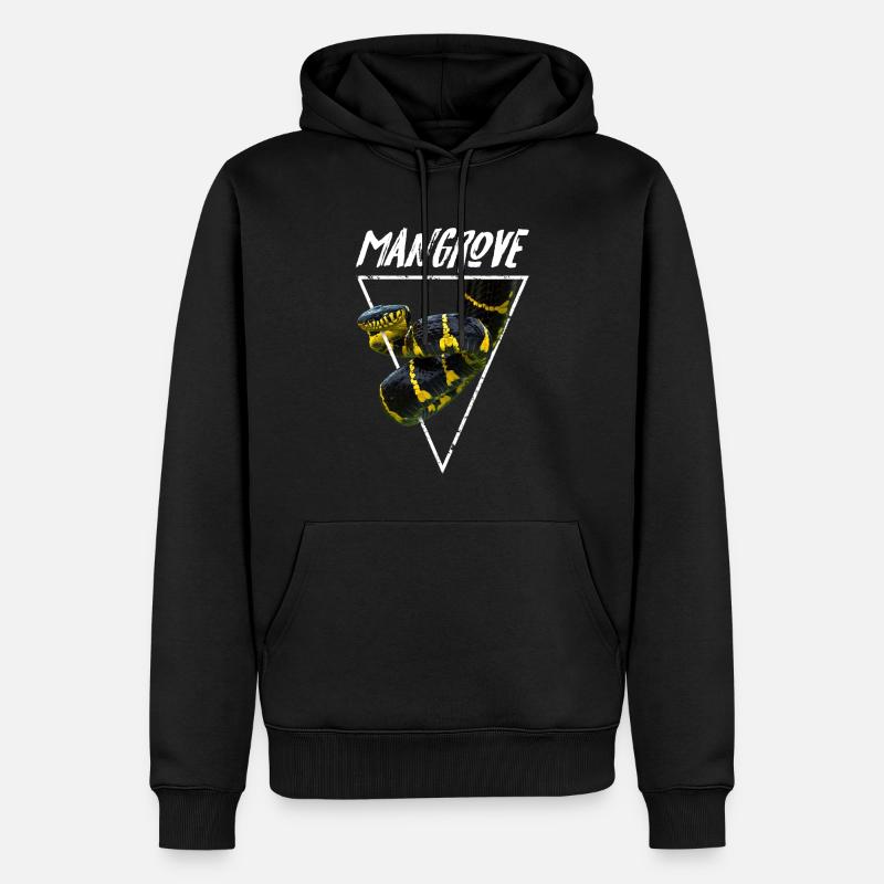 Mangrovenschlangen-Gift-Schlangenpfleger - Männer Premium Bio Hoodie - Schwarz