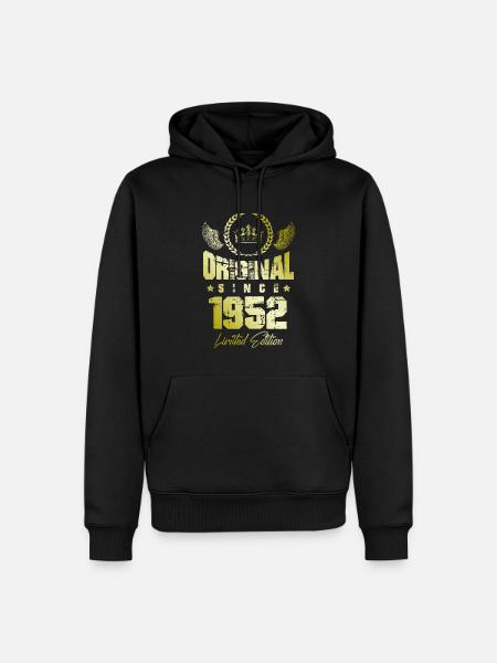 1952 limited edition - Men’s Premium Organic Hoodie - black