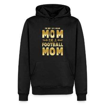 football mom mama - Männer Premium Bio Hoodie - Schwarz - Vorne - Nico (187cm)