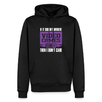 gamer video games - Männer Premium Bio Hoodie - Schwarz - Vorne - Nico (187cm)