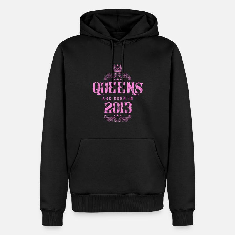 né en 2013 - Sweat à capuche Premium bio Homme - noir
