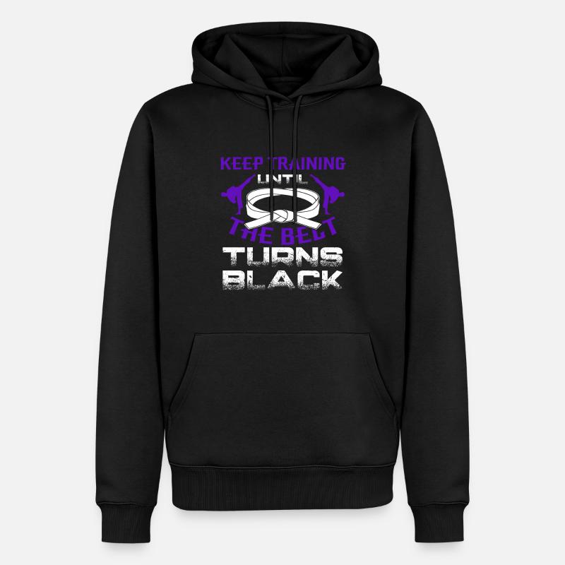 Taekwondo training - Männer Premium Bio Hoodie - Schwarz