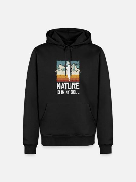 Marathon, Trail Running, Runners - Men’s Premium Organic Hoodie - black
