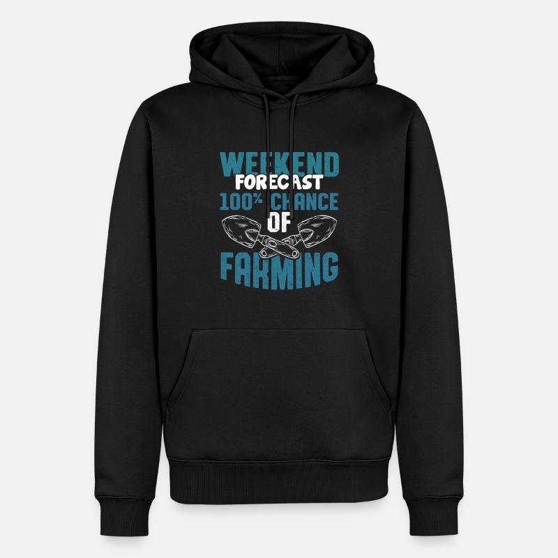 farming wochenende - Männer Premium Bio Hoodie - Schwarz