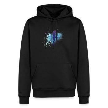 Splash Rope Jumping - Männer Premium Bio Hoodie - Schwarz - Vorne - Nico (187cm)