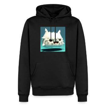 Fluffy Monster - Men’s Premium Organic Hoodie - black - Front - Nico (187cm)