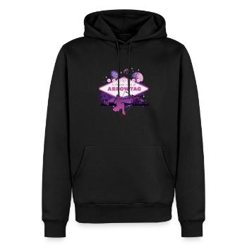 Fabelhafte Welt des Arrowtag - Männer Premium Bio Hoodie - Schwarz - Vorne - Nico (187cm)