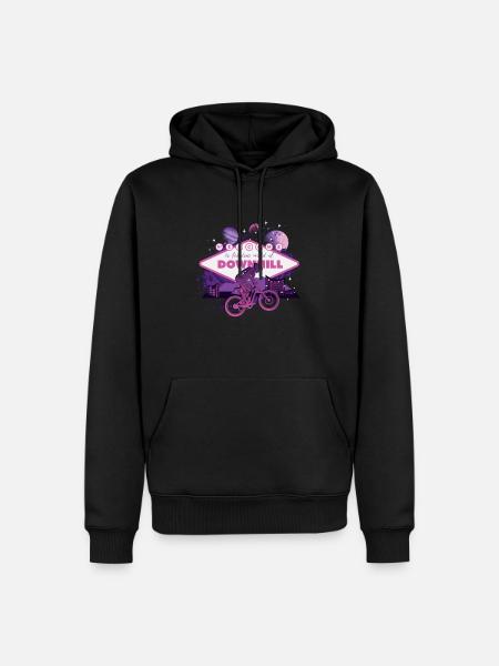 Fabulous world of downhill - Men’s Premium Organic Hoodie - black