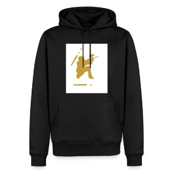 Geometry Paintball - Men’s Premium Organic Hoodie - black - Front - Nico (187cm)