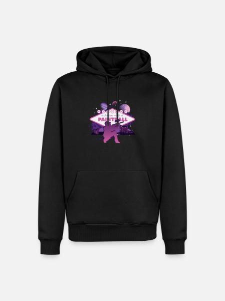 Fabuleux monde du paintball - Sweat à capuche Premium bio Homme - noir