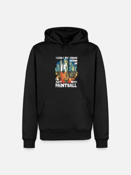 Chaos Paintball - Men’s Premium Organic Hoodie - black