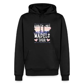 Apres SKi Mädels Tour - Männer Premium Bio Hoodie - Schwarz - Vorne - Nico (187cm)
