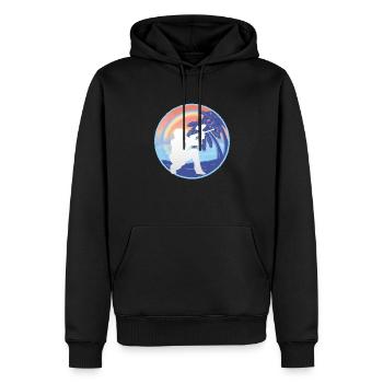 Paintball Paintballspieler - Männer Premium Bio Hoodie - Schwarz - Vorne - Nico (187cm)