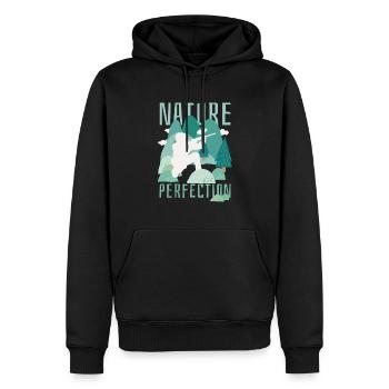 Paintball Paintballspieler - Männer Premium Bio Hoodie - Schwarz - Vorne - Nico (187cm)