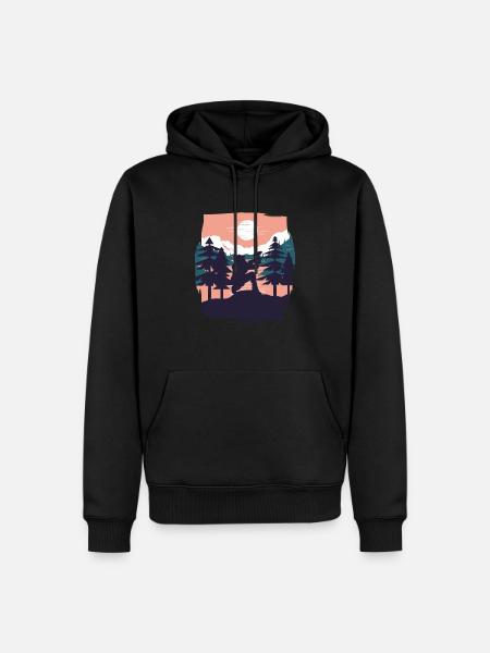 Paintball Paintball Player - Men’s Premium Organic Hoodie - black