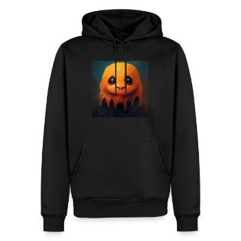 Orange rata horror - Sweat à capuche Premium bio Homme - noir - Devant - Nico (187cm)