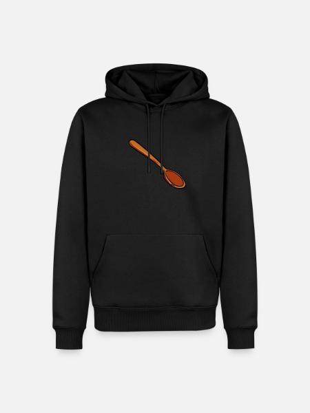 Wooden spoon - Men’s Premium Organic Hoodie - black