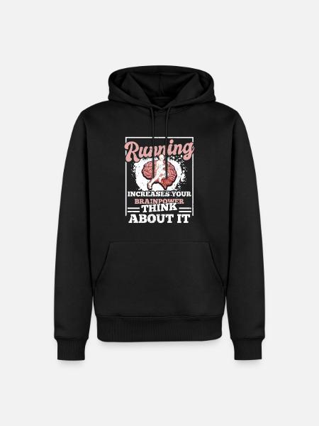 Marathon Running Equipment Ultramarathon Players - Men’s Premium Organic Hoodie - black