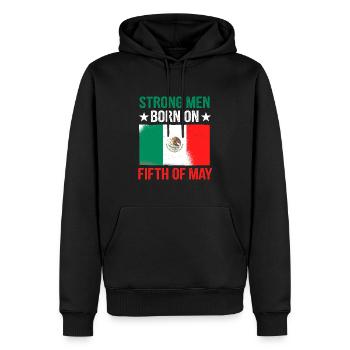 de Mayo 5. Mai Geburtstag Mexiko Patriotisch Mexik - Männer Premium Bio Hoodie - Schwarz - Vorne - Nico (187cm)