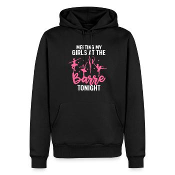 Ballett Ballerina Tanz Meeting My Girls - Männer Premium Bio Hoodie - Schwarz - Vorne - Nico (187cm)