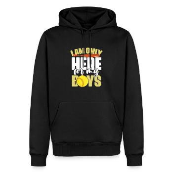 Sport Athleten Spieler Mutter Mutter Leben - Männer Premium Bio Hoodie - Schwarz - Vorne - Nico (187cm)
