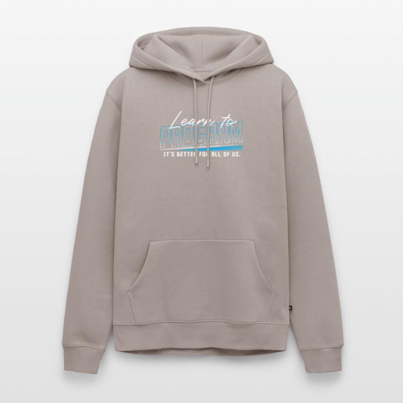 HTML Binärcode Hacking Programmierer Männer Premium Bio Hoodie