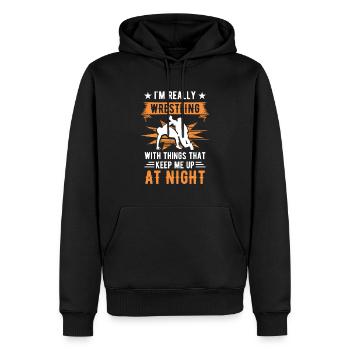 Wrestling Kampfsport - Männer Premium Bio Hoodie - Schwarz - Vorne - Nico (187cm)