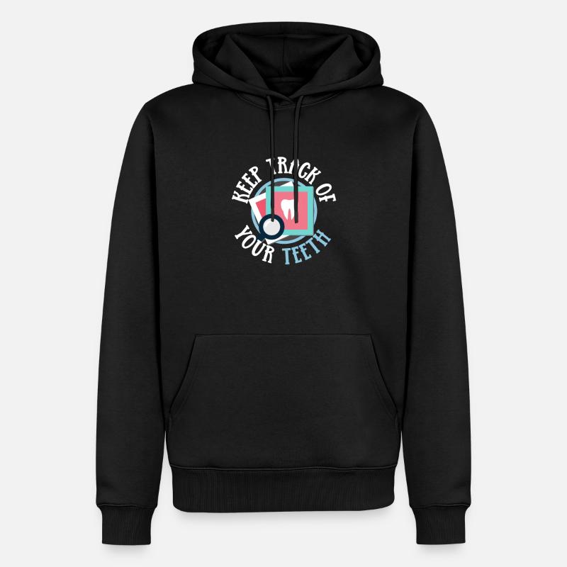 Dentiste assistant dentaire - Sweat à capuche Premium bio Homme - noir