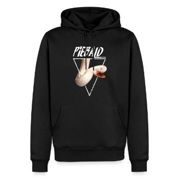 Piebald Ball Python Reptilienpfleger - Männer Premium Bio Hoodie - Schwarz - Vorne - Nico (187cm)