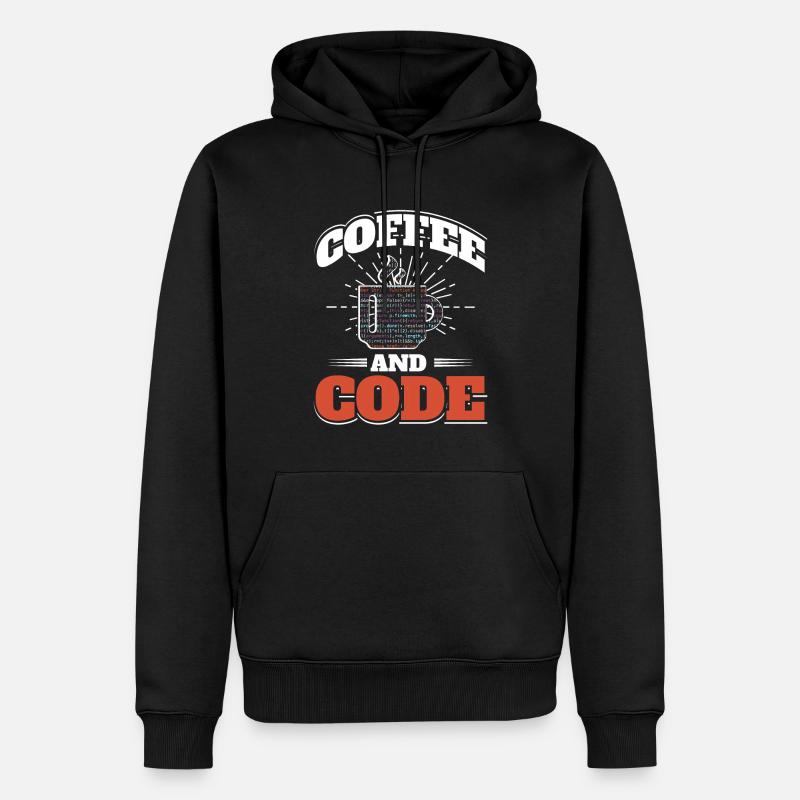 Software Computer Developer - Men’s Premium Organic Hoodie - black