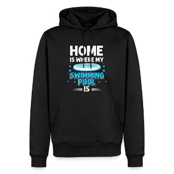 Schwimmer Sport Schwimmen - Männer Premium Bio Hoodie - Schwarz - Vorne - Nico (187cm)